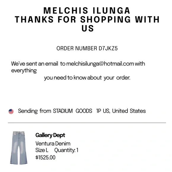 Gallery Dept Ventura Denim Jeans - Picture 6 of 6